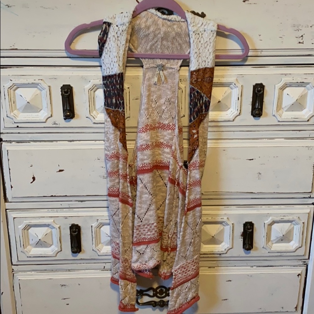 Bohemian knit vest